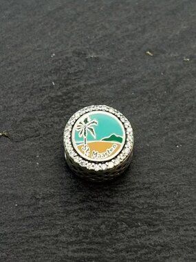 Pandora St. Maarten the Friendly Island Bead Charm Sterling Silver Jewelry